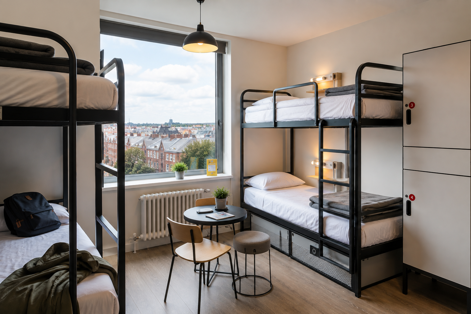 Comfortable hostel room at YHA London Central
