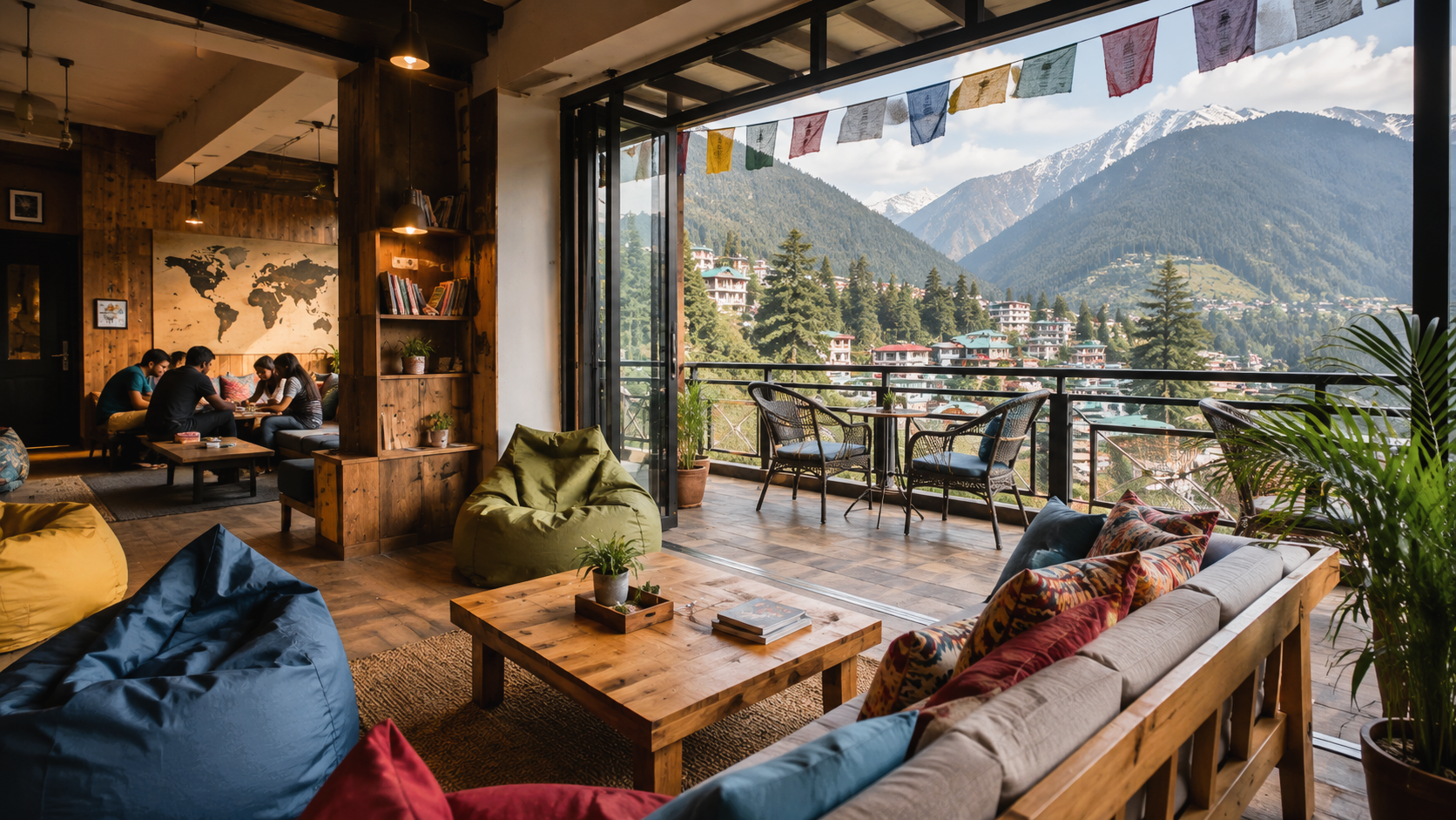 Cozy mountain hostel at Zostel Manali